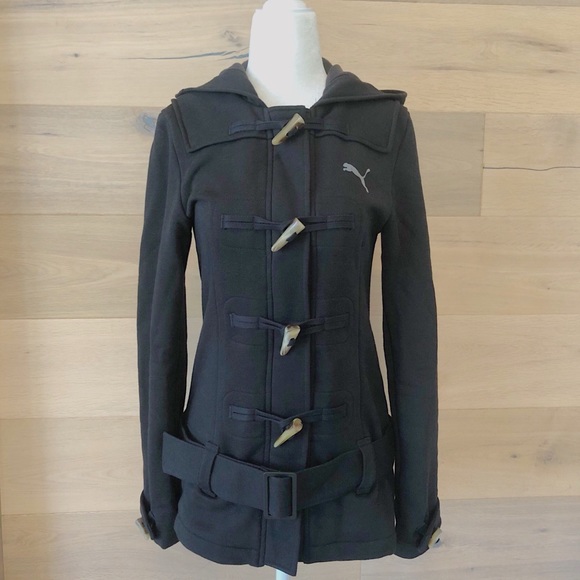 Puma Jackets & Blazers - Puma Hooded Fleece Duffle Jacket